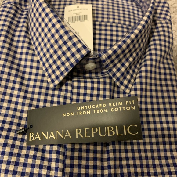 Banana Republic Dress Shirt XL NWT - Picture 3 of 5